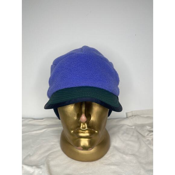 Vintage 90s Patagonia Synchilla Duck Bill Fleece Hat Cap Sz Small With Ear Flaps main image 6